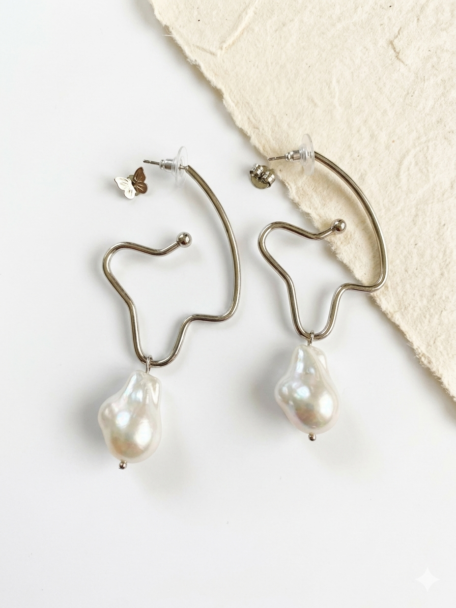 Pearl Hoops