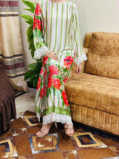 Elara - Silk Kaftaan