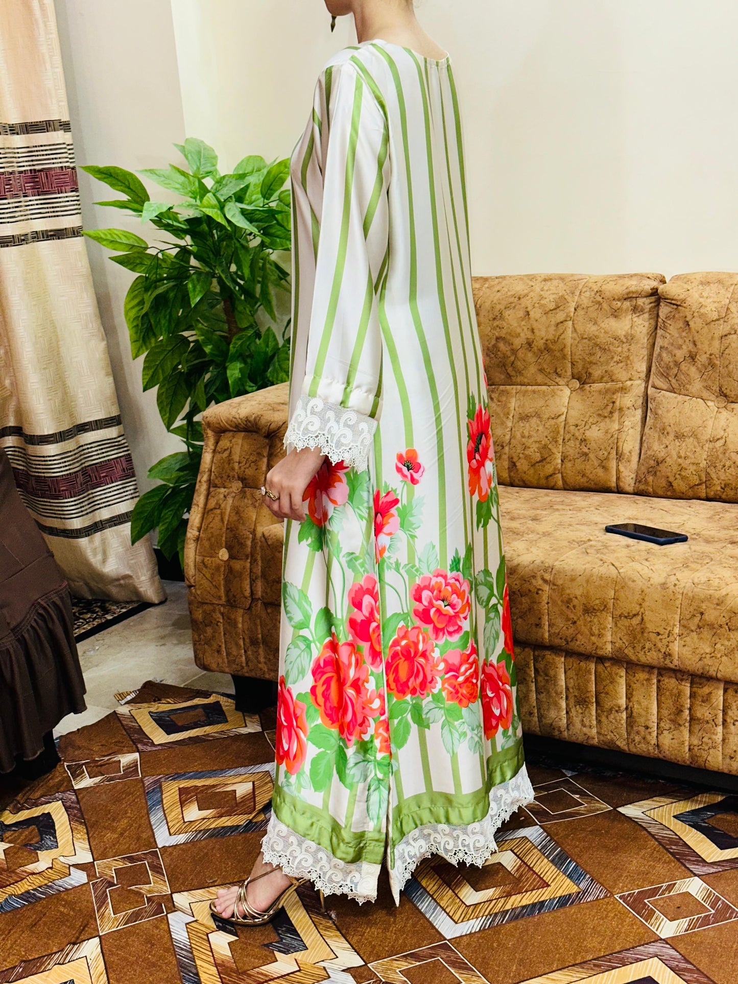 Elara - Silk Kaftaan