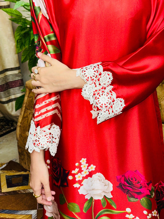 Ruby - Silk Kaftaan