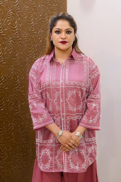 Gulnaar - 2Pc Embroidered Coord Set