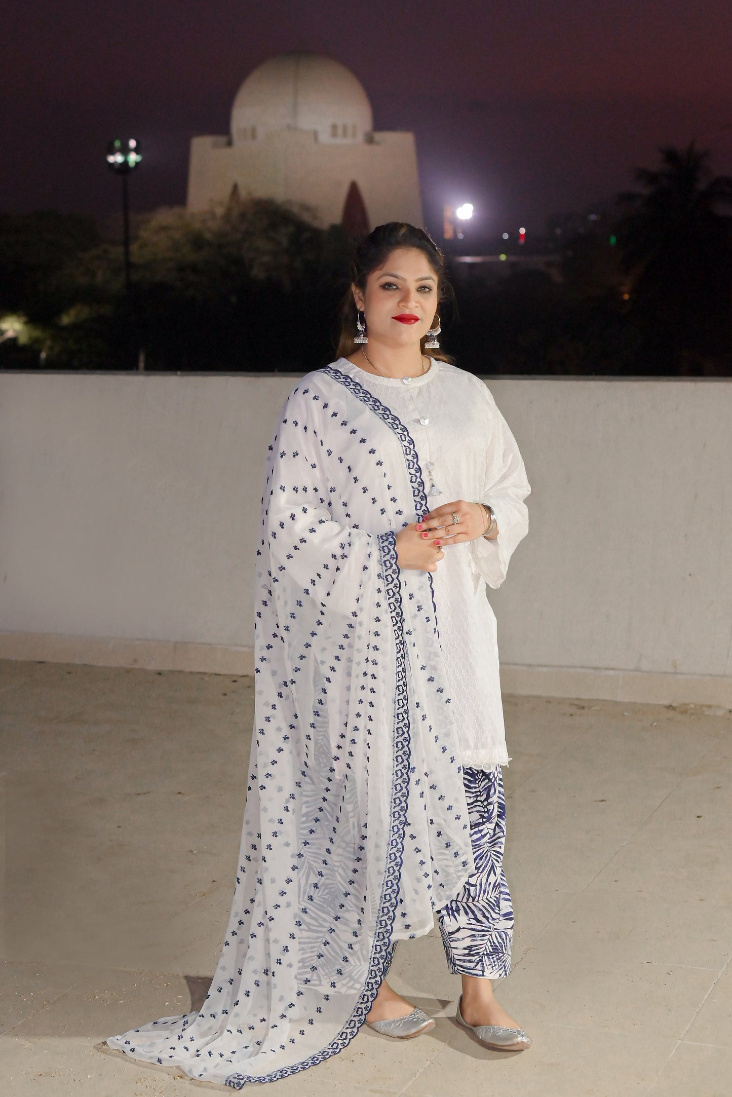 Noori - 3Pc Chikankari Suit