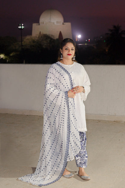 Noori - 3Pc Chikankari Suit