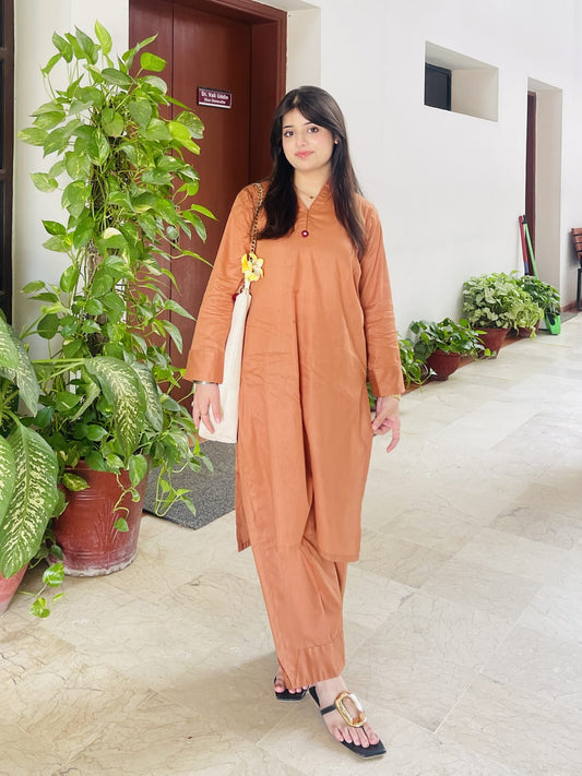 Rust Brown Coord Set