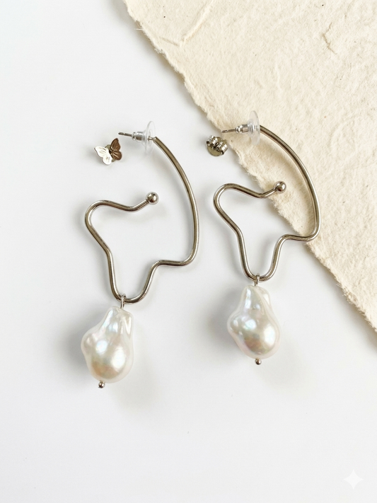 Pearl Hoops