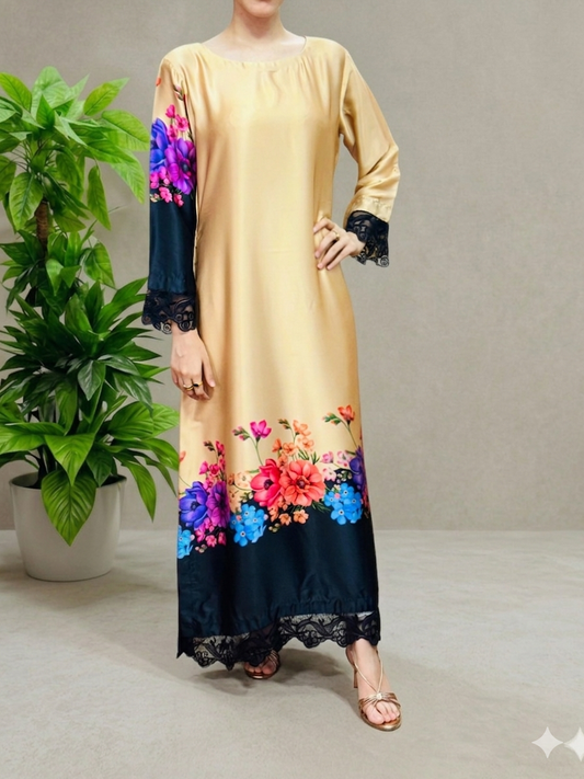 Nyra - Silk Kaftaan